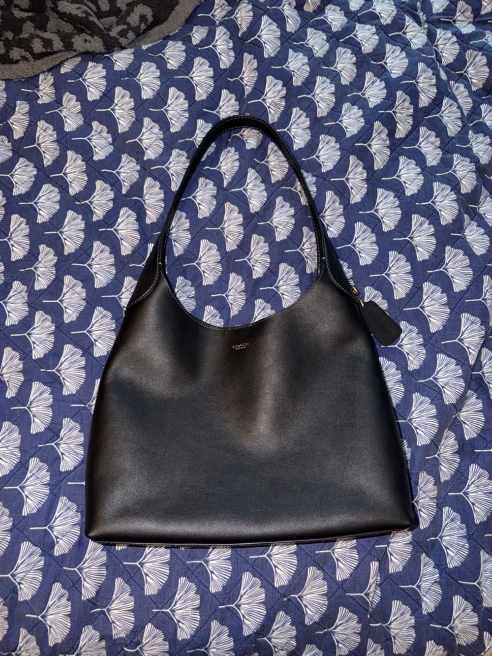 Coach Brooklyn 34 in Black Leather - Picture 3 of 8